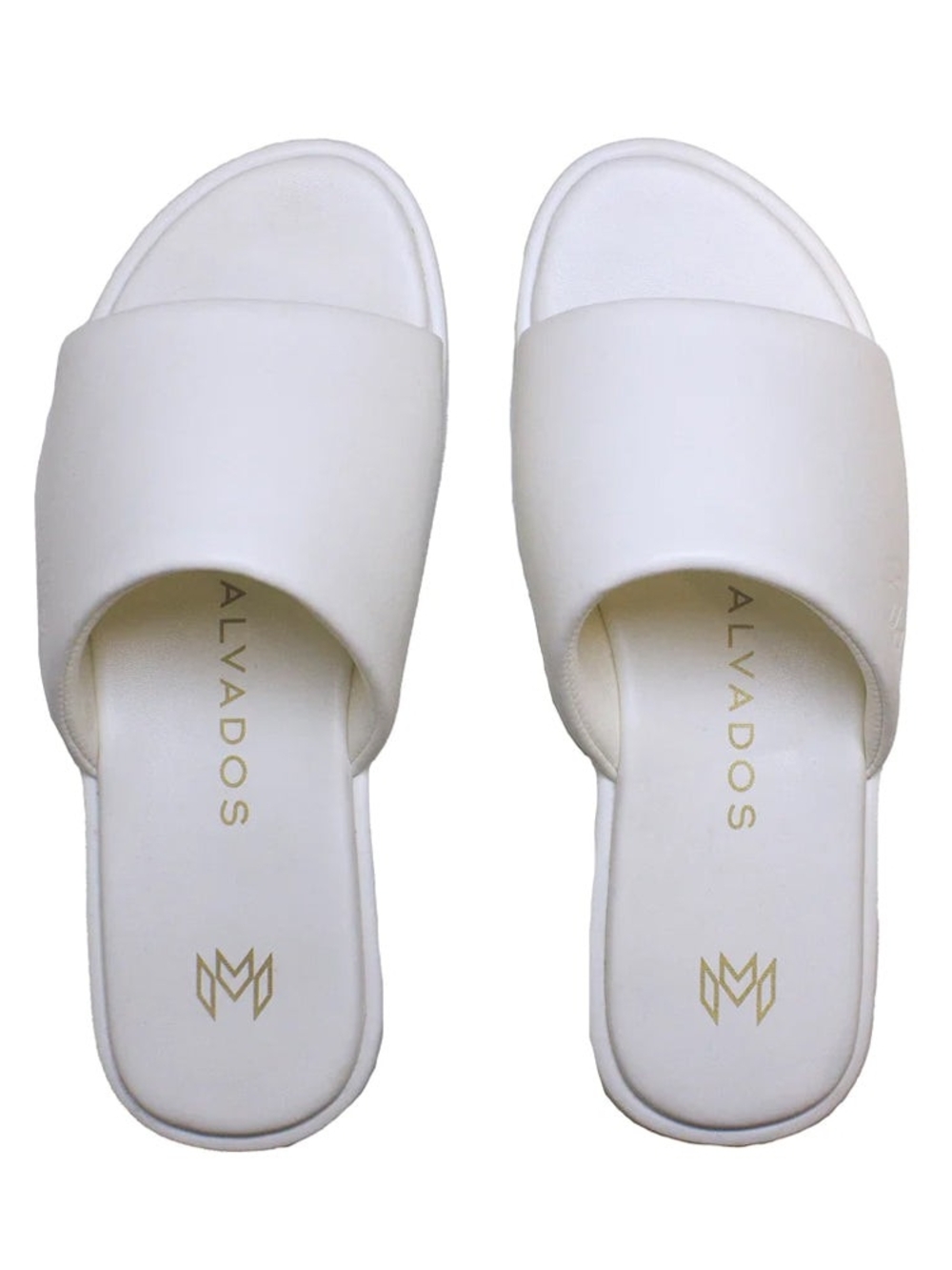 Malvados White Slide Chunky Sandals